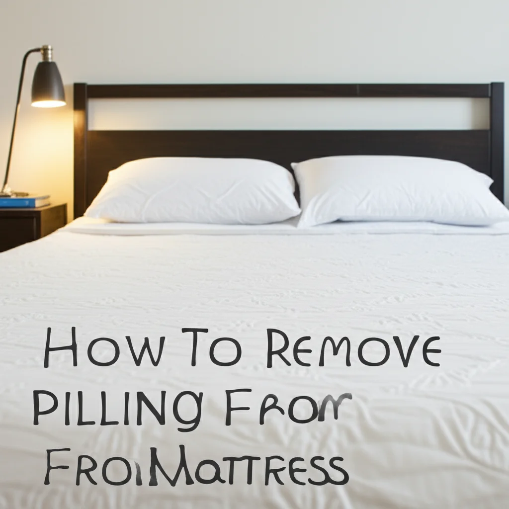 How To Remove Pilling From Mattress