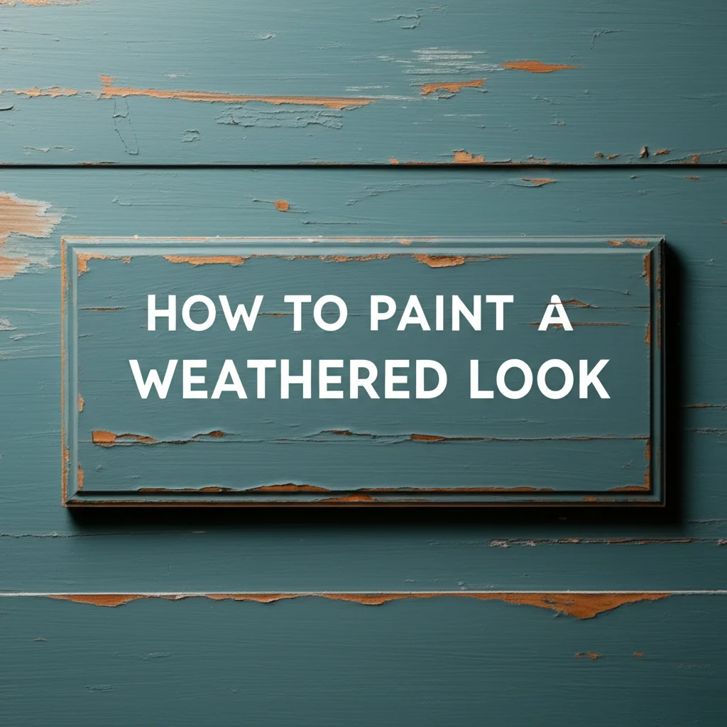 How To Paint A Weathered Look