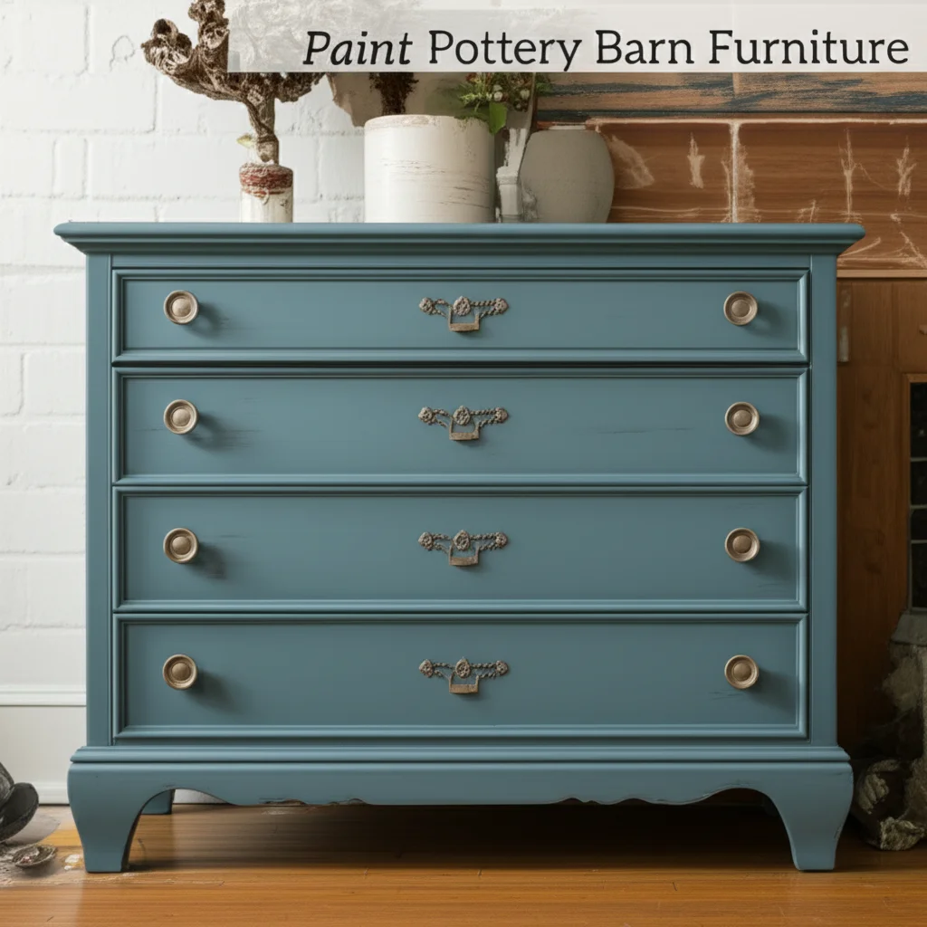 How To Paint Pottery Barn Furniture