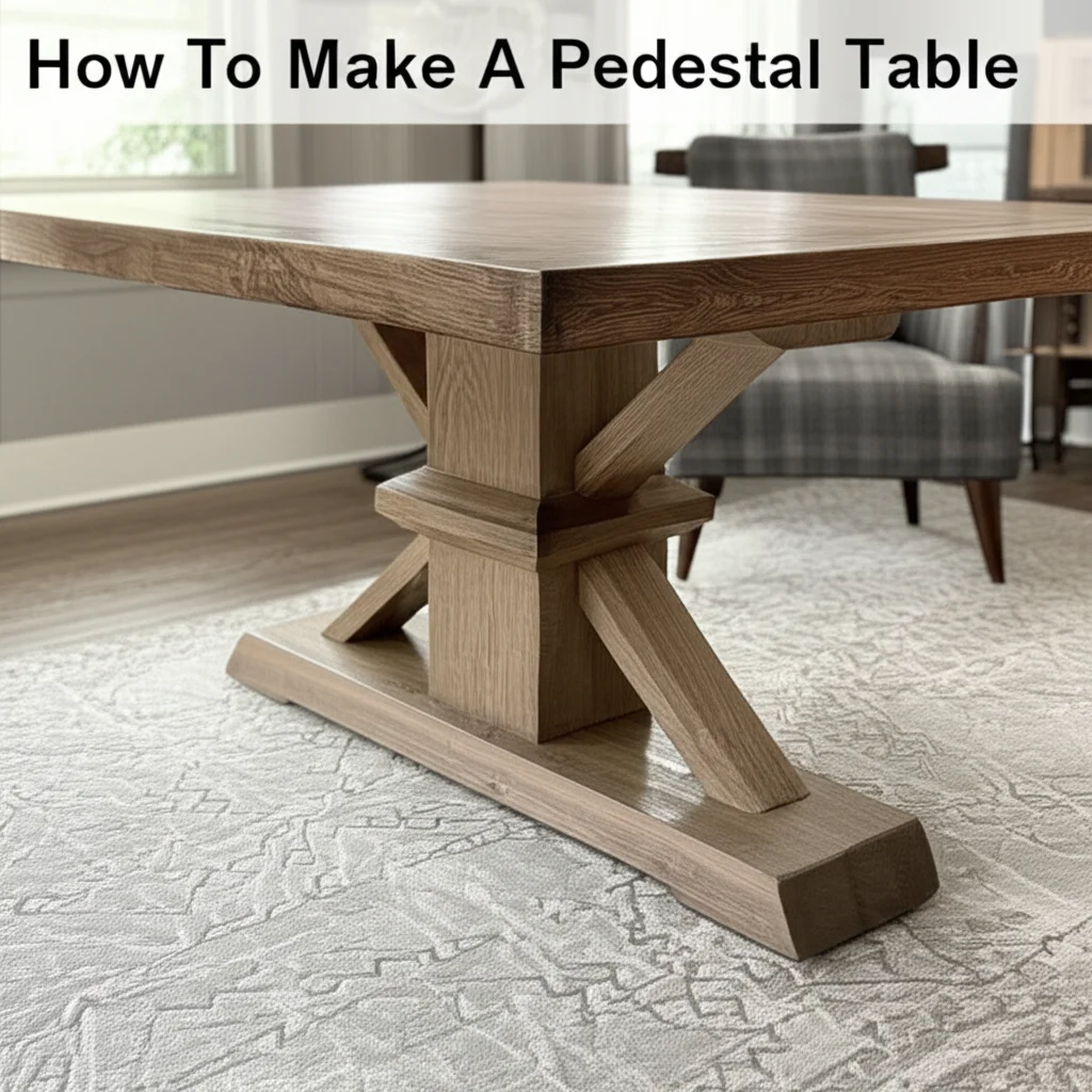 How To Make A Pedestal Table