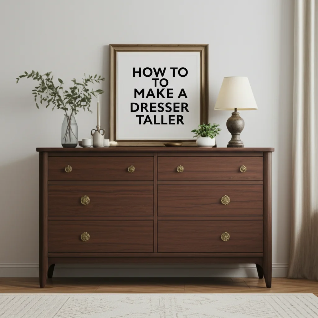 How To Make A Dresser Taller