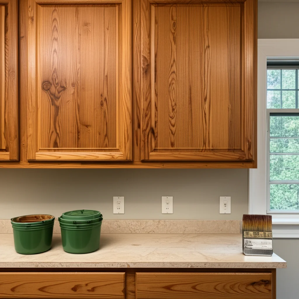 How To Paint Knotty Pine Cabinets