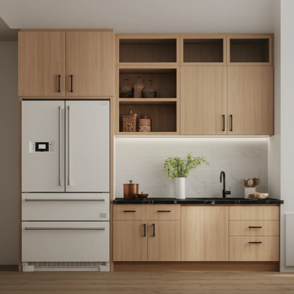 How To Build A Refrigerator Cabinet