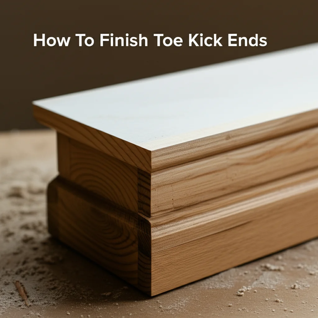 How To Finish Toe Kick Ends