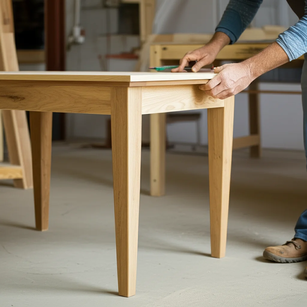 How To Sand Round Table Legs