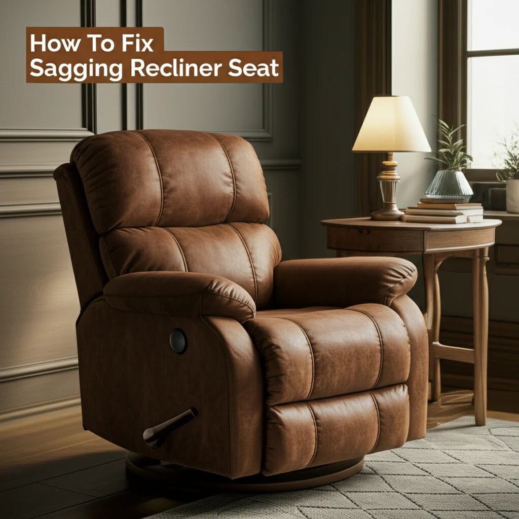 How To Fix Sagging Recliner Seat