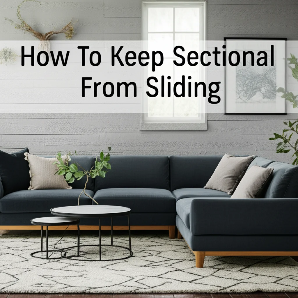 How To Keep Sectional From Sliding