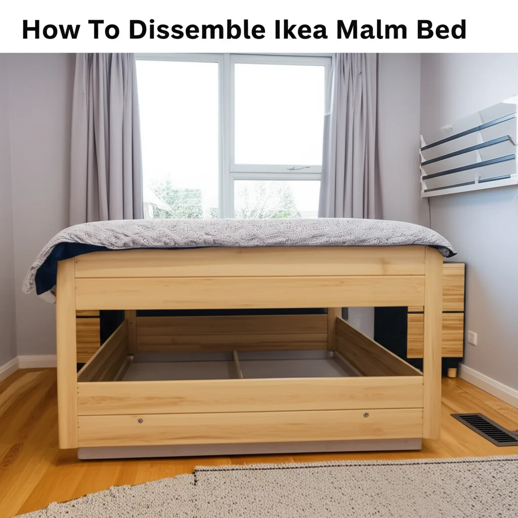How To Dissemble Ikea Malm Bed