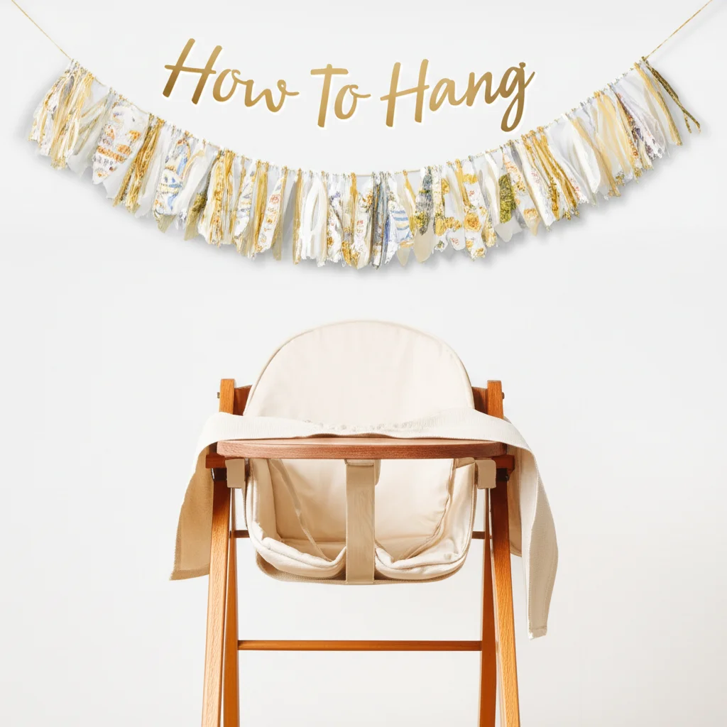 How To Hang High Chair Banner