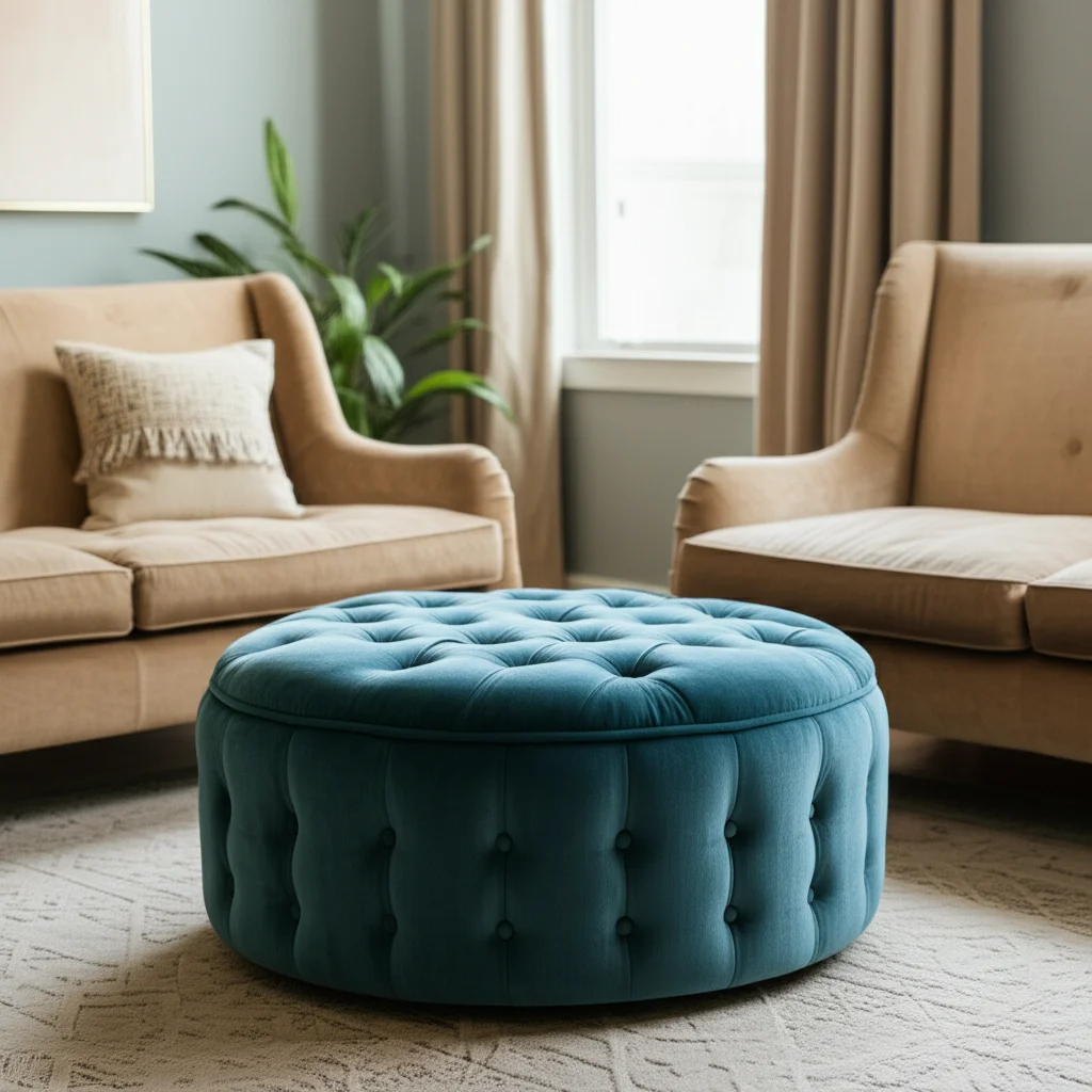 How To Make A Round Ottoman