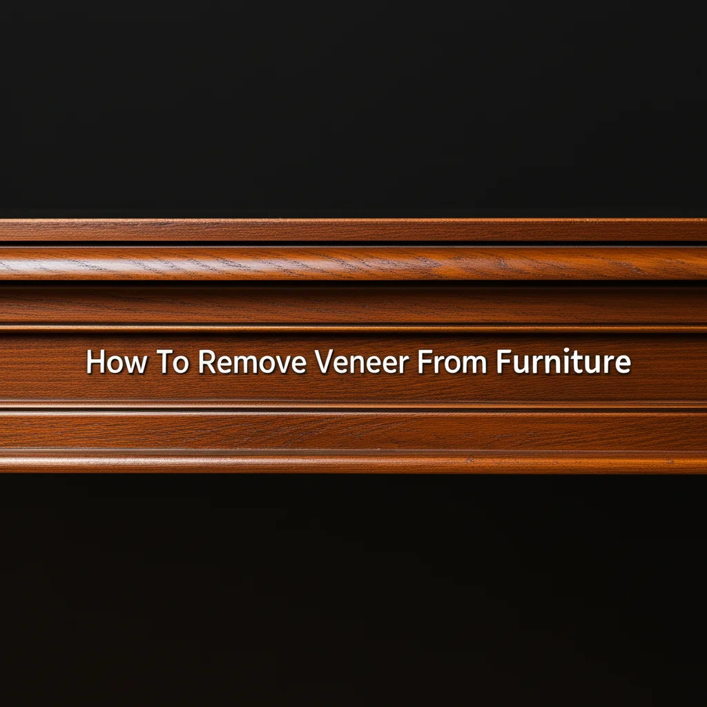 How To Remove Veneer From Furniture
