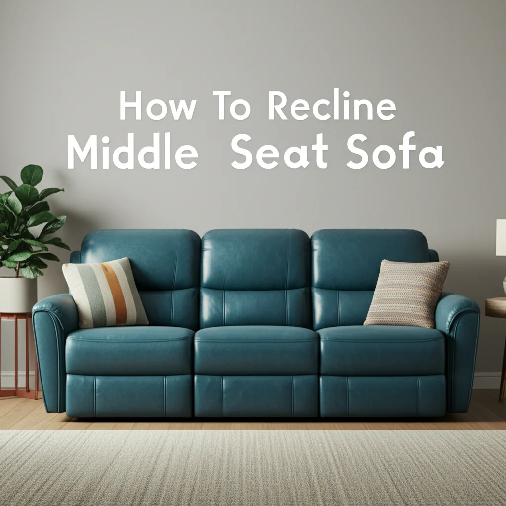 How To Recline Middle Seat Sofa
