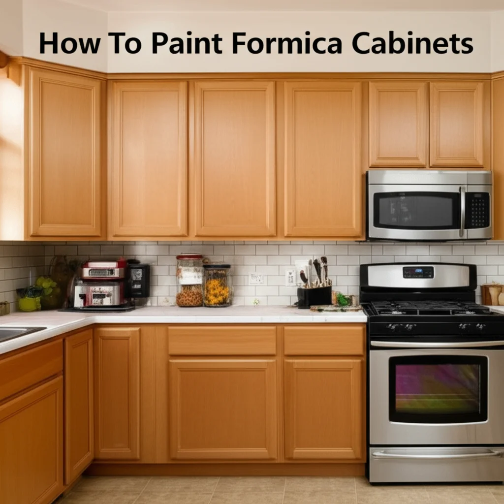 How To Paint Formica Cabinets