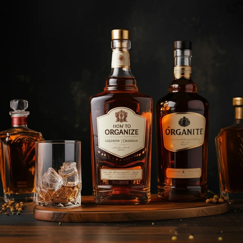 How To Organize Liquor Cabinet