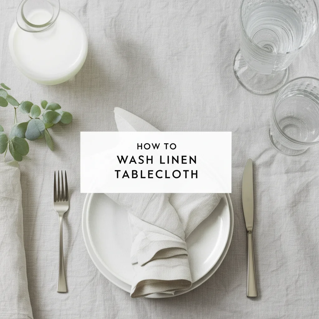 How To Wash Linen Tablecloth