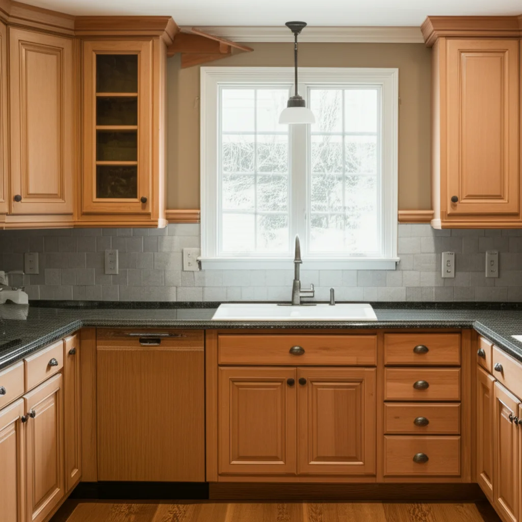 How To Paint Oak Cupboards