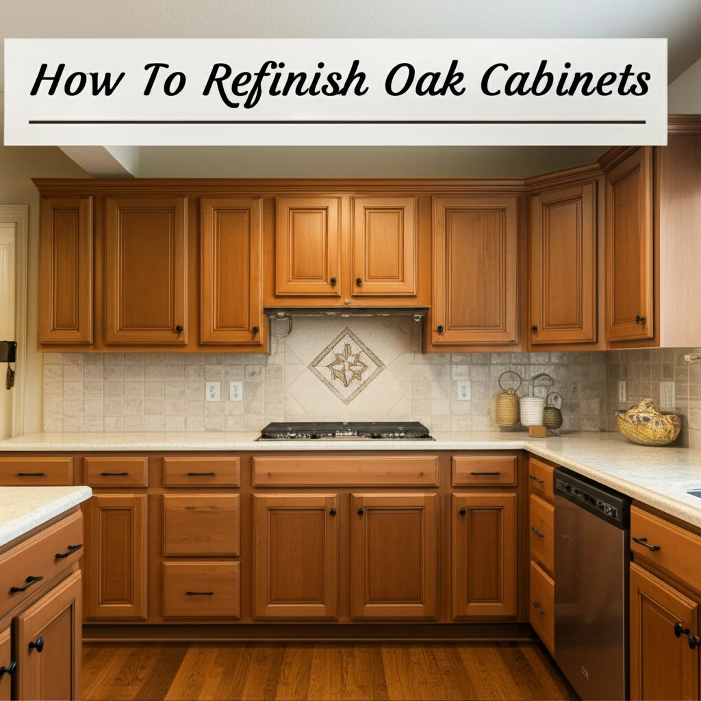 Learn how to refinish oak cabinets yourself. This guide covers preparation, stripping, sanding, and applying new finishes to update your kitchen.