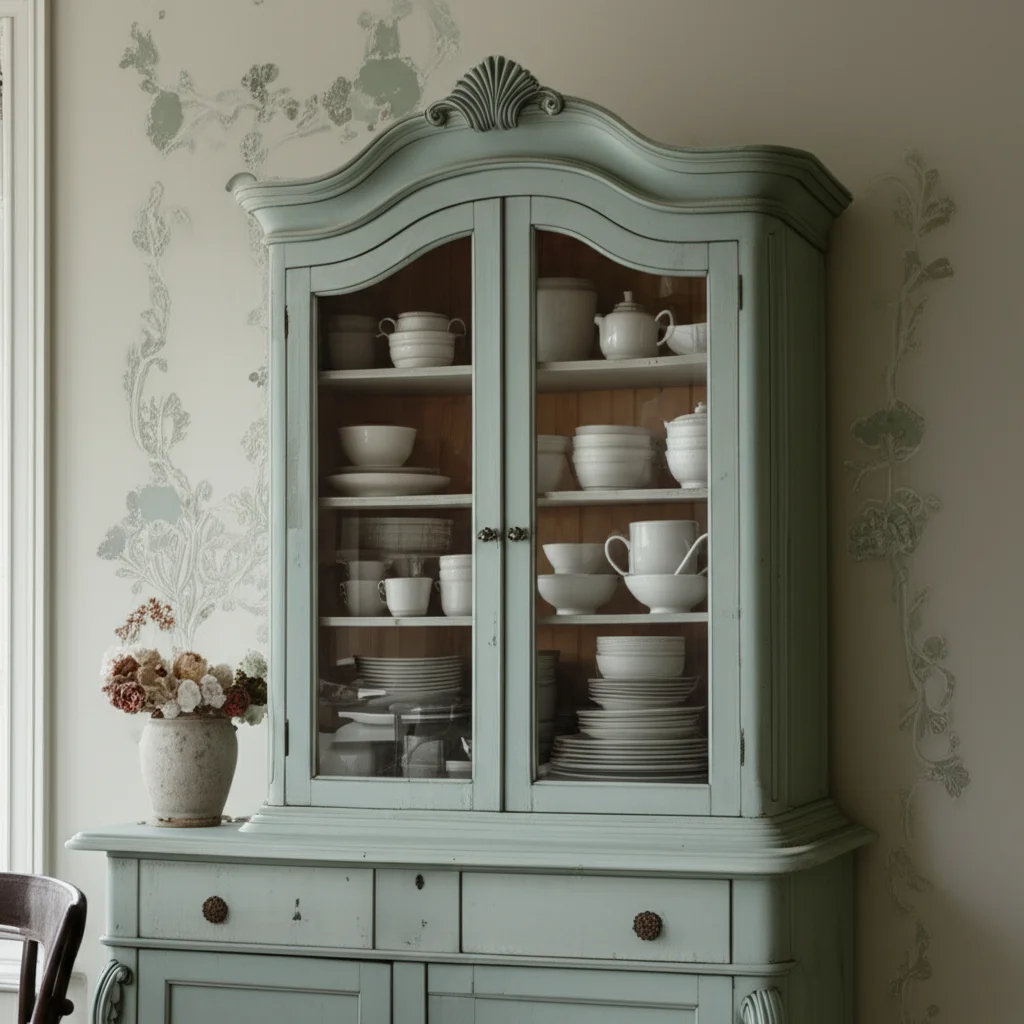 How To Paint China Cabinet