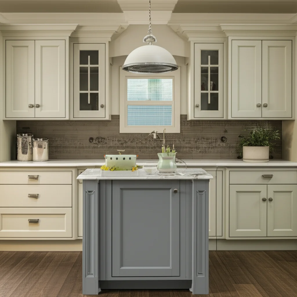 How To Stain Cabinets Grey