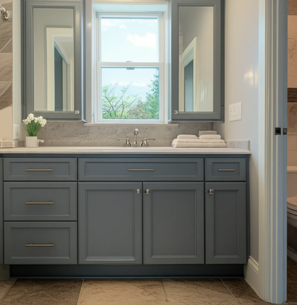 How To Reface Bathroom Cabinets