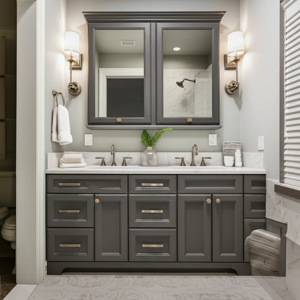 How To Remove Bathroom Cabinet