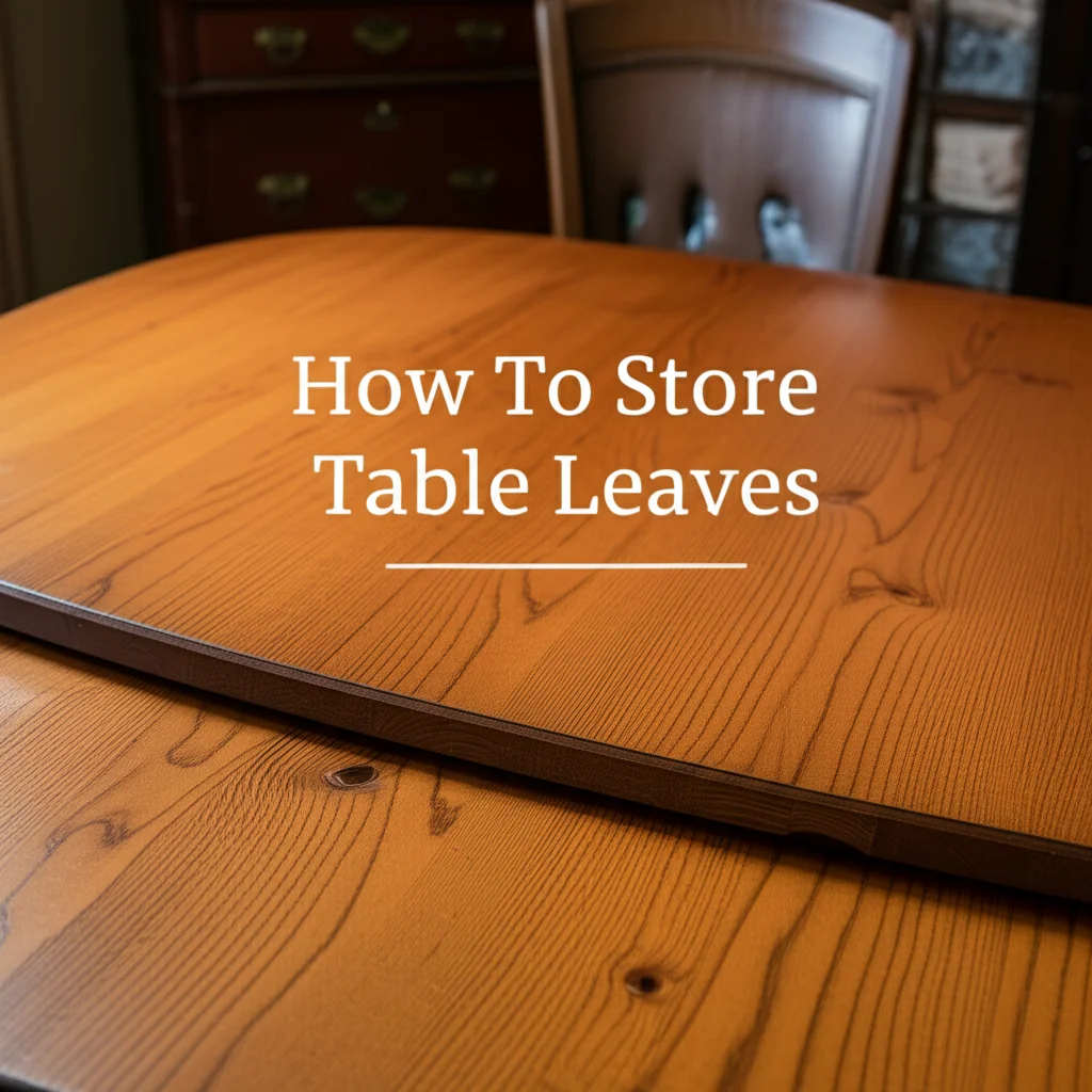 How To Store Table Leaves