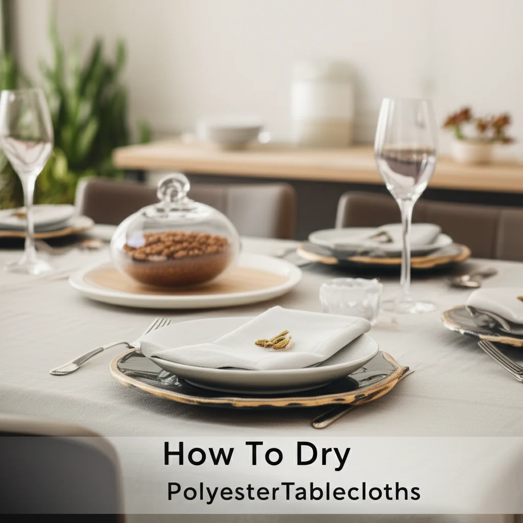 Learn how to effectively dry polyester tablecloths to prevent wrinkles and maintain their pristine look. Discover machine and air drying tips for perfect results.