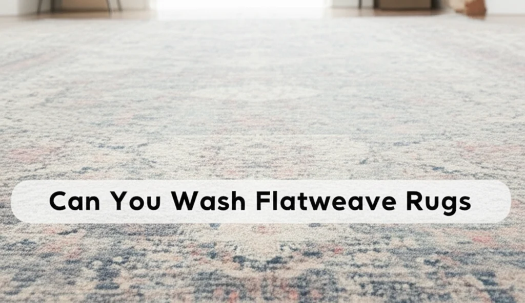 Can You Wash Flatweave Rugs