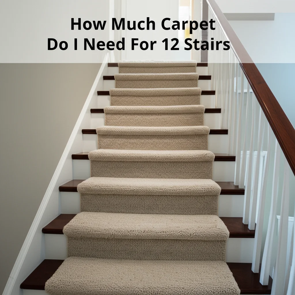 How Much Carpet Do I Need For 12 Stairs