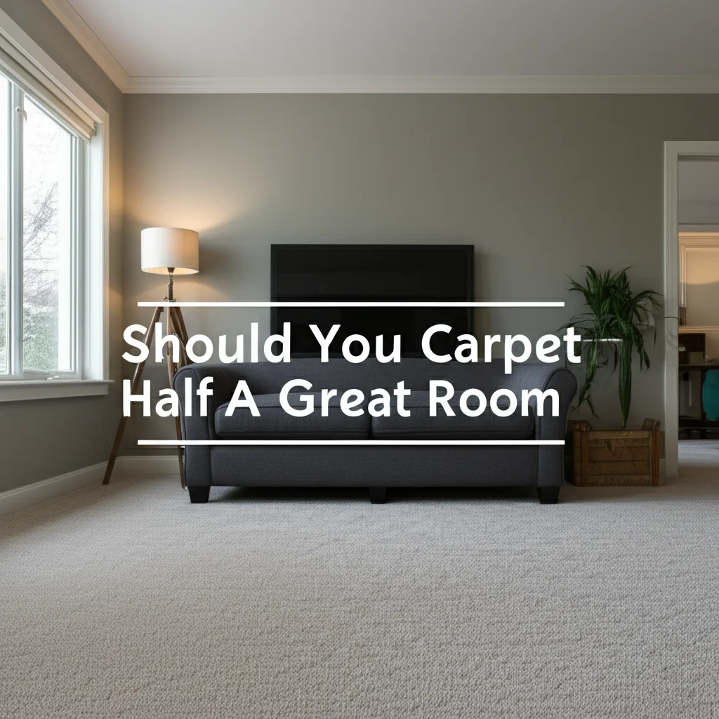 Should You Carpet Half A Great Room