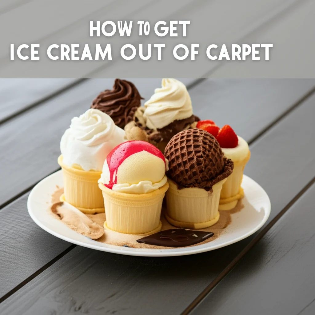 Effortlessly Get Ice Cream Out of Carpet