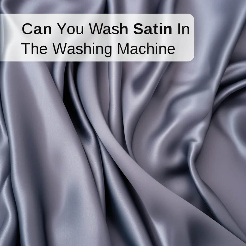 Can You Wash Satin In The Washing Machine