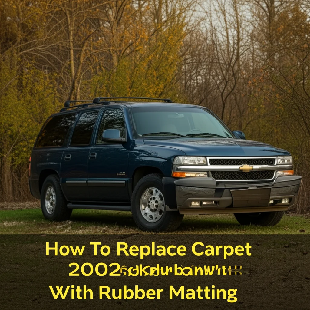 Transform your 2002 Suburban's interior by replacing old carpet with durable rubber matting. Learn tools, steps, and benefits for this DIY upgrade.