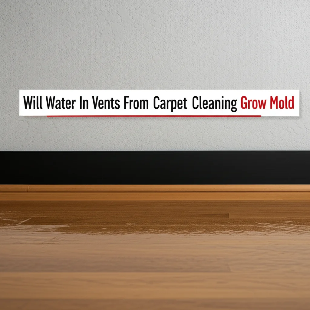 Concerned about water in vents from carpet cleaning growing mold? Learn the risks, how to prevent it, and what to do if mold appears after your carpets are cleaned.