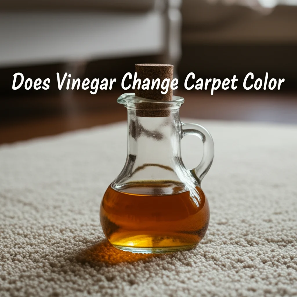 Does Vinegar Change Carpet Color