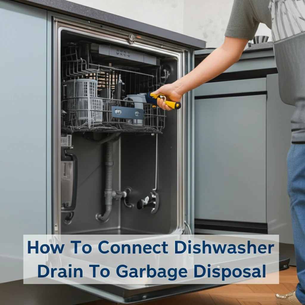 How To Connect Dishwasher Drain To Garbage Disposal