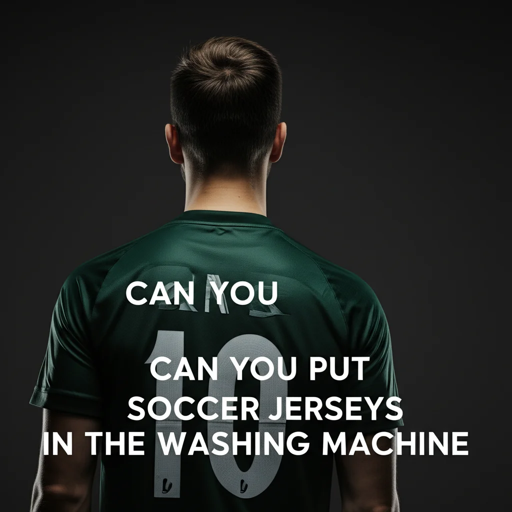Can You Put Soccer Jerseys In The Washing Machine