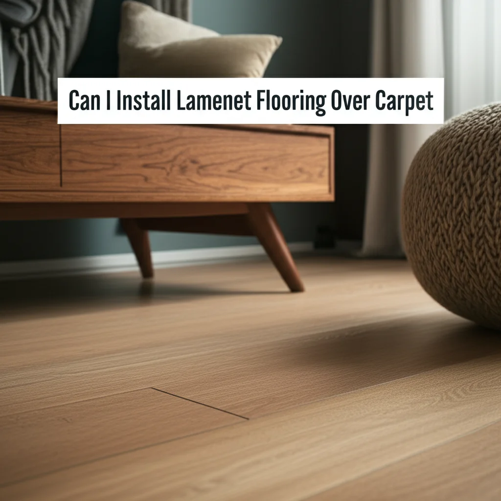 Can I Install Lamenet Flooring Over Carpet