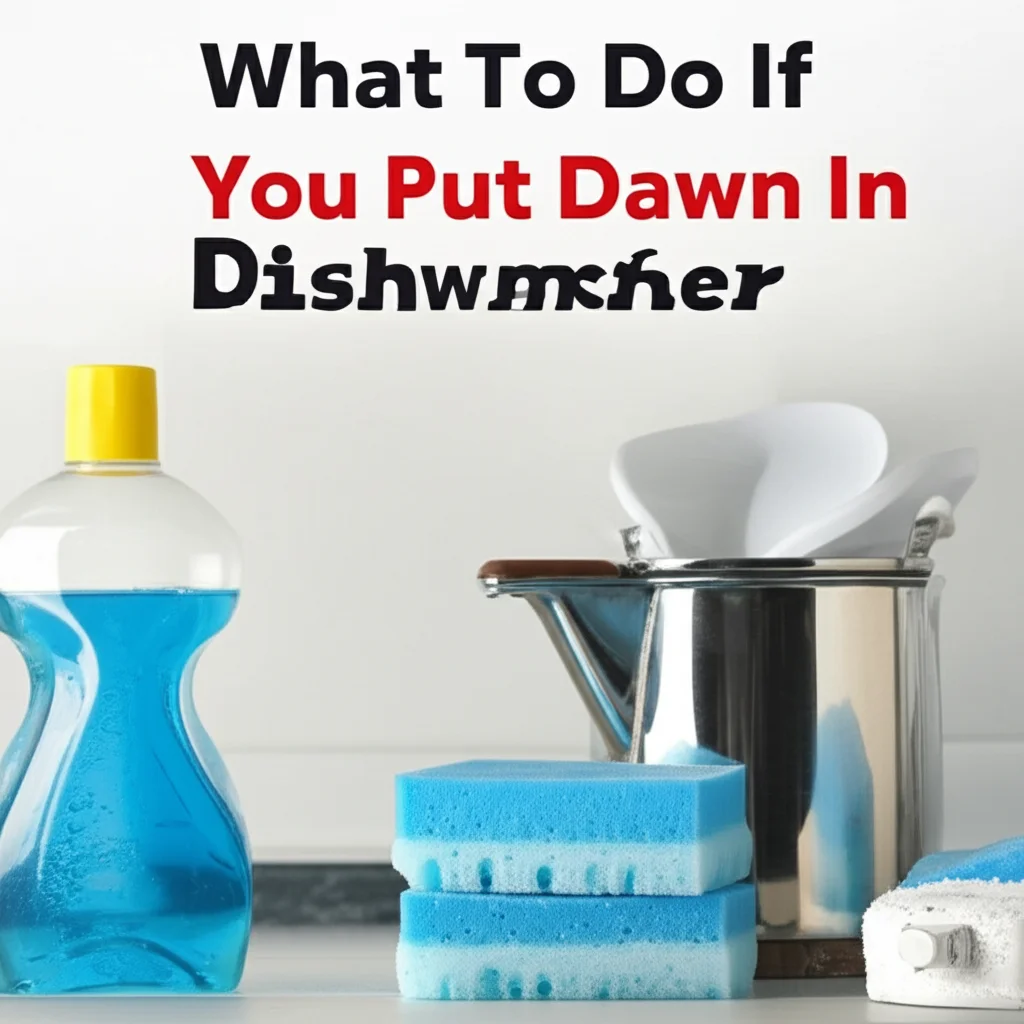 Discover immediate steps and long-term solutions if you accidentally put Dawn dish soap in your dishwasher to prevent damage and clean up foam.