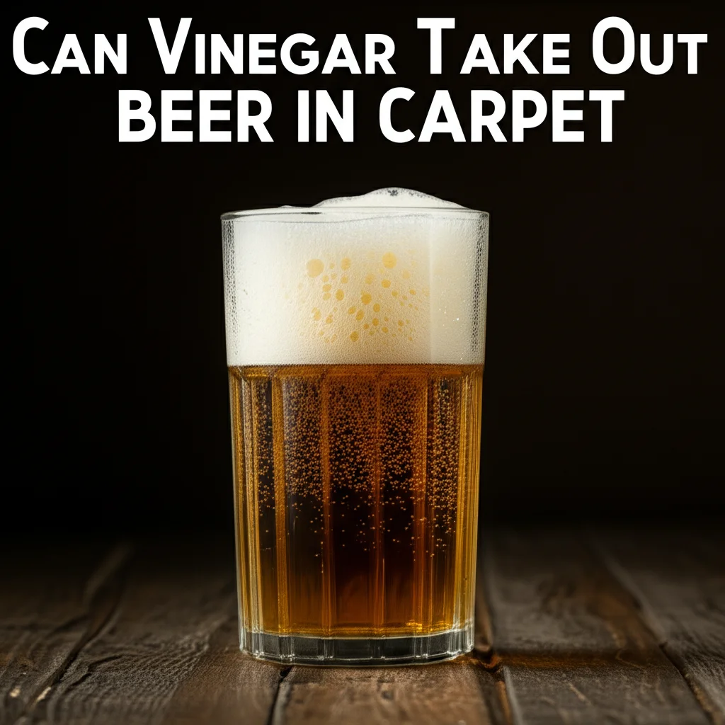 Can Vinegar Take Out Beer In Carpet