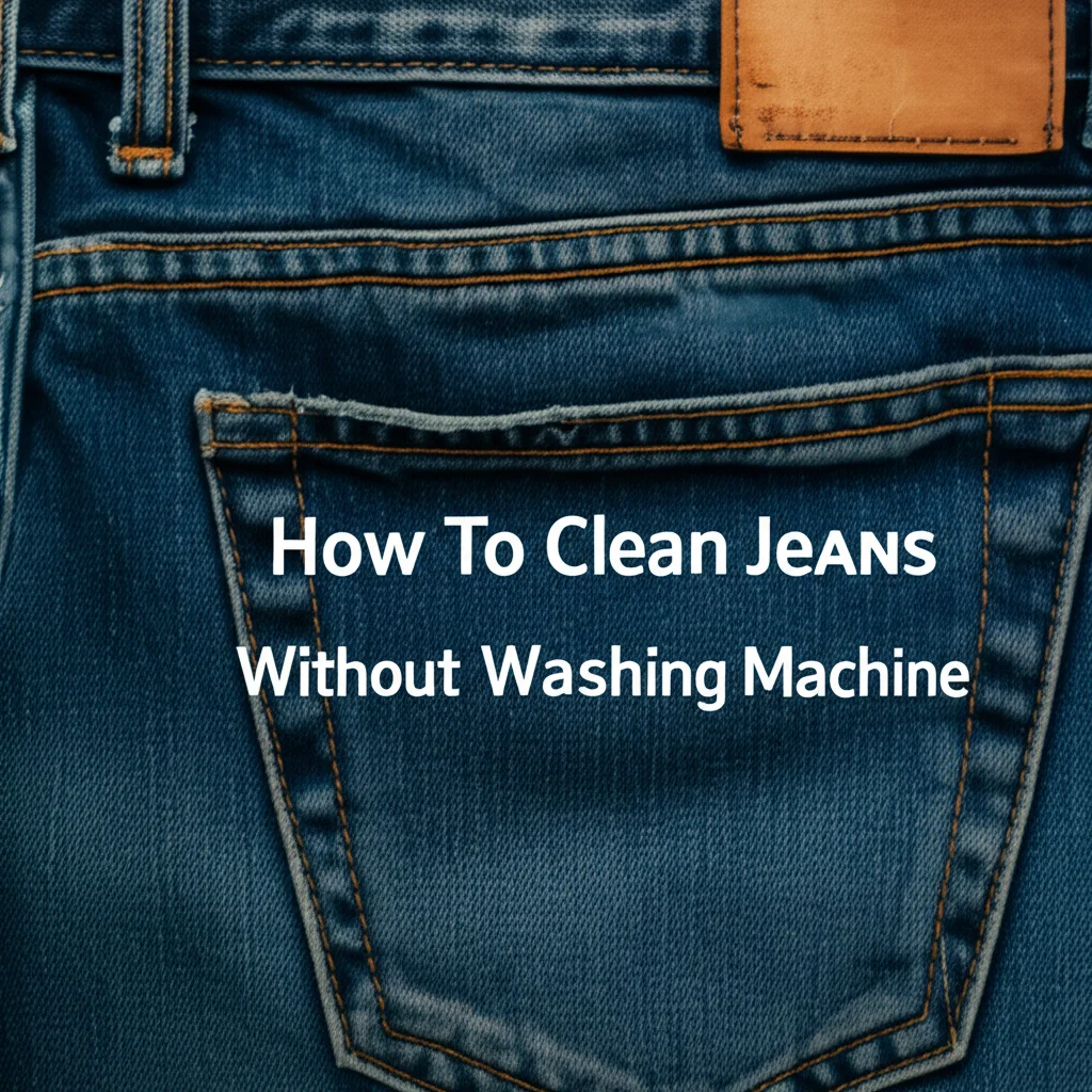How To Clean Jeans Without Washing Machine