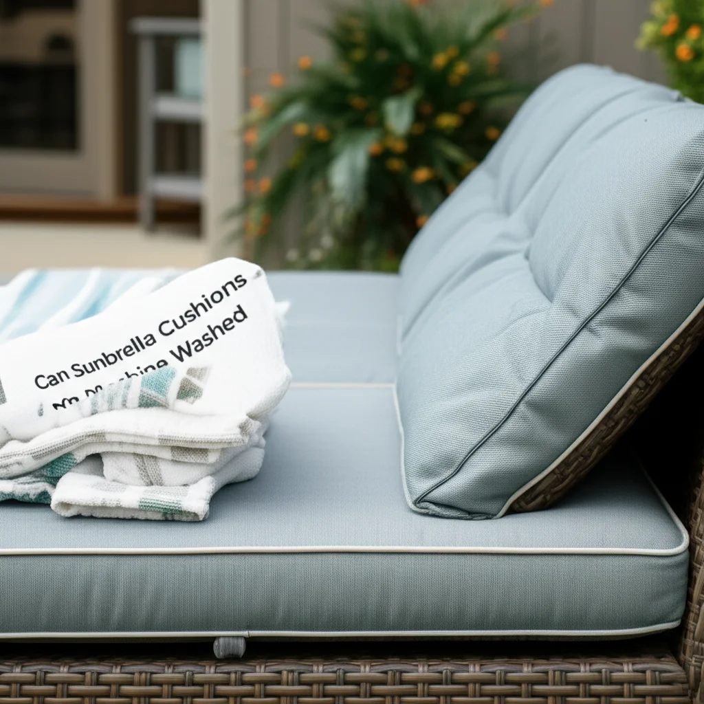 Can Sunbrella Cushions Be Machine Washed