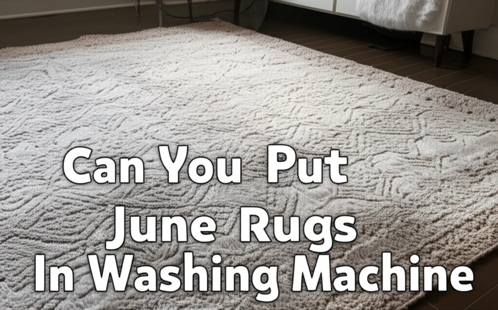 Can You Put June Rugs In Washing Machine