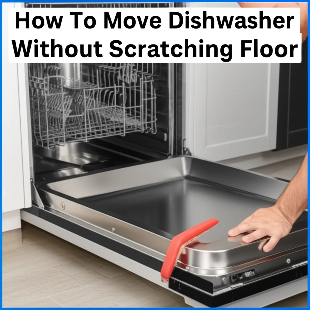 How To Move Dishwasher Without Scratching Floor