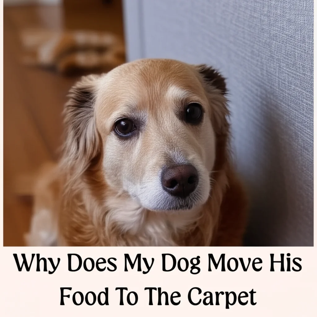 Why Does My Dog Move His Food To The Carpet