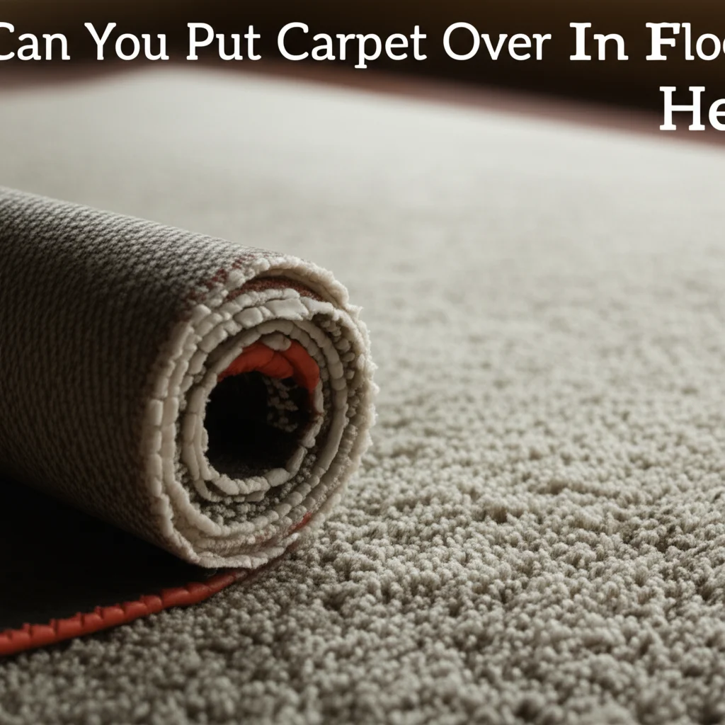 Can You Put Carpet Over In Floor Heat