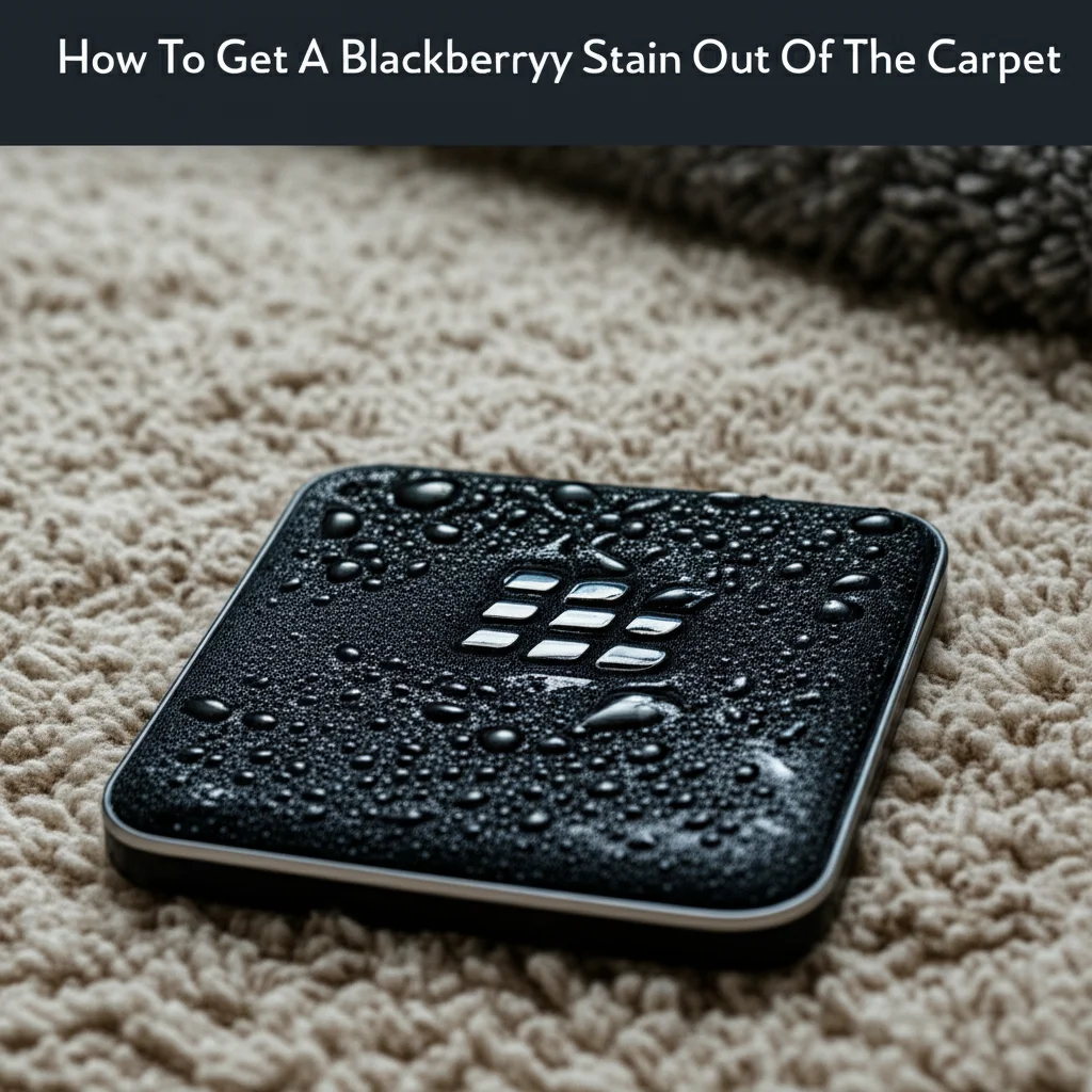 How To Get A Blackberryy Stain Out Of The Carpet