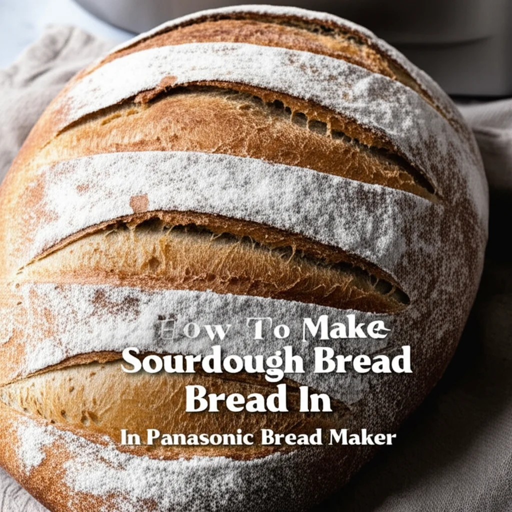 Learn how to make delicious sourdough bread in your Panasonic bread maker. Discover easy steps, tips, and tricks for perfect loaves every time.