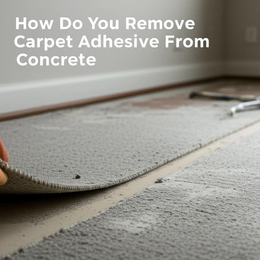 How Do You Remove Carpet Adhesive From Concrete