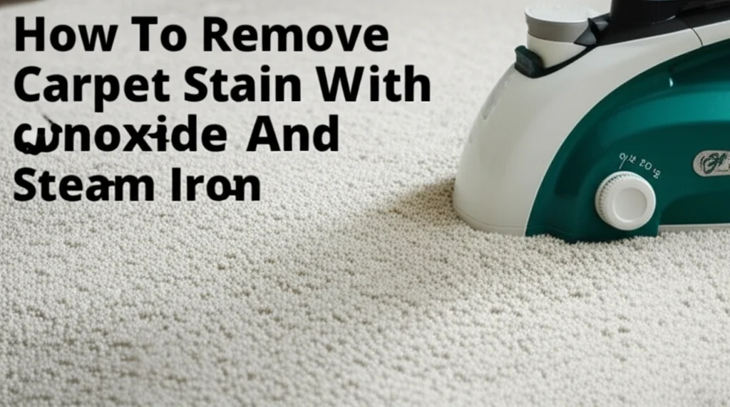 How To Remove Carpet Stain With Peroxide And Steam Iron